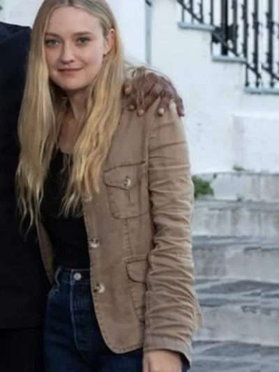 The Equalizer 3 Dakota Fanning Brown Cotton Jacket