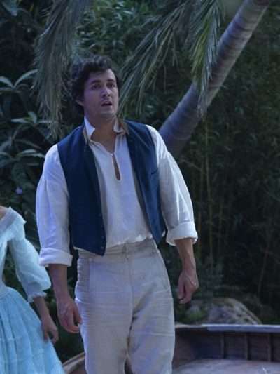 Jonah Hauer-King The Little Mermaid 2023 Blue Vest