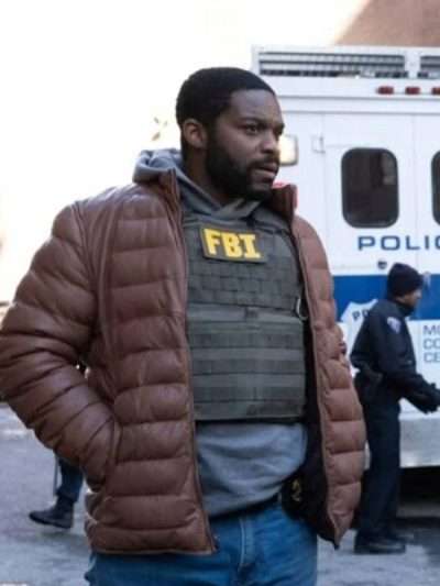 Jovan Adepo To Catch a Killer Puffer Jacket