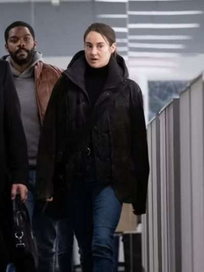 Shailene Woodley To Catch a Killer Black Leather Jacket