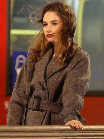 What's Love Got to Do with It Lily James Brown Coat