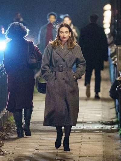 What's Love Got to Do with It Lily James Coat