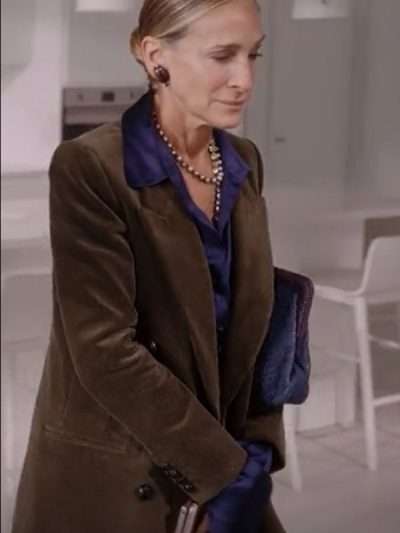 Carrie Bradshaw And Just Like That Green Blazer