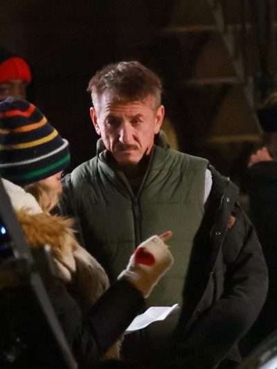 Sean Penn Daddio Green Vest
