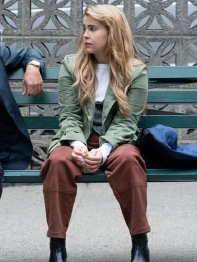 Lindsay Up Here S01 Green Cotton Jacket