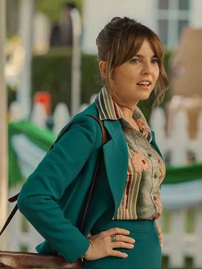 Ophelia Lovibond Minx S02 Green Blazer