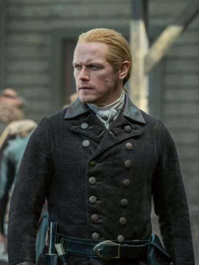 Jamie Fraser Outlander S07 Brown Coat