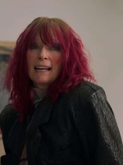 Tilda Swinton Problemista 2023 Black Blazer
