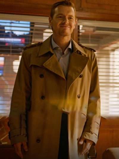 Eddie Thawne The Flash S09 Brown Coat