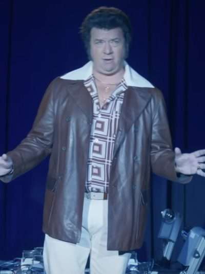 Jesse Gemstone The Righteous Gemstones S03 Brown Leather Blazer Coat