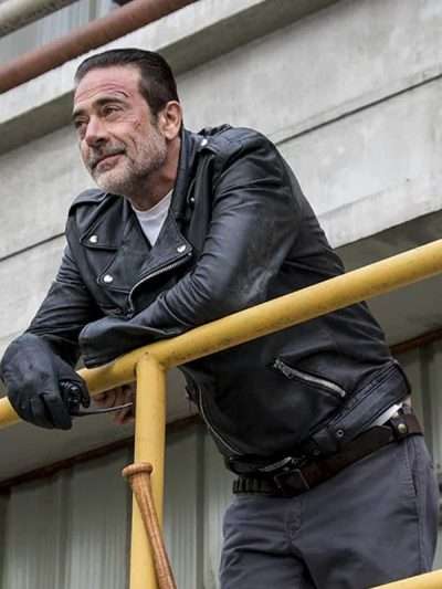 Negan Smith The Walking Dead: Dead City Black Leather Jacket