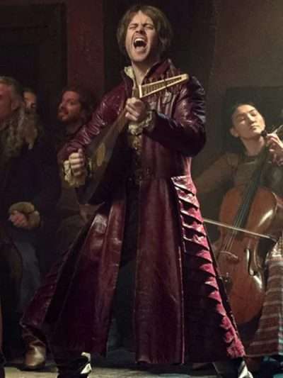 Jaskier The Witcher S03 Maroon Coat