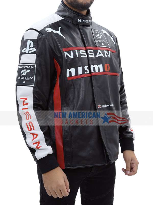 Archie Madekwe Gran Turismo 2023 Movie Black Racer Jacket