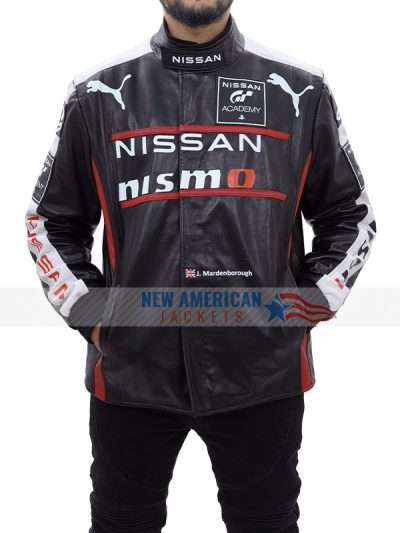 Archie Madekwe Gran Turismo 2023 Black Racer Jacket