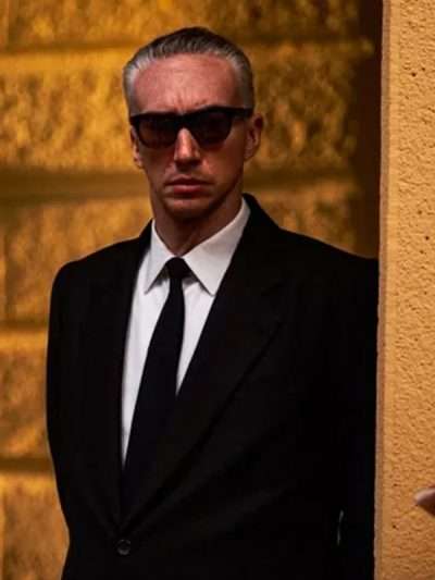 Adam Driver Ferrari 2023 Black Suit