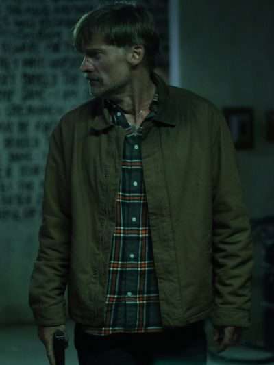 Nikolaj Coster-Waldau 2023 God Is a Bullet Brown Jacket
