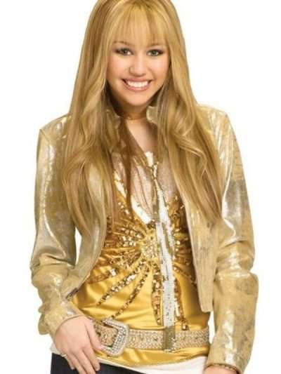 Hannah Montana Gold Leather Jacket