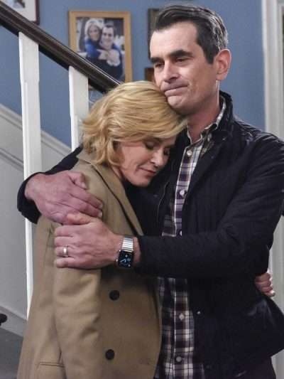 Julie Bowen Modern Family Brown Trench Coat