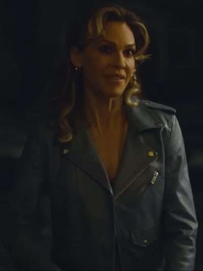 Hilary Swank Ordinary Angels 2023 Leather Jacket