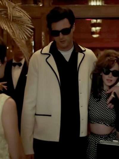 Jacob Elordi Priscilla 2023 White Blazer