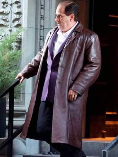Oswald Cobblepot The Penguin S01 Leather Coat