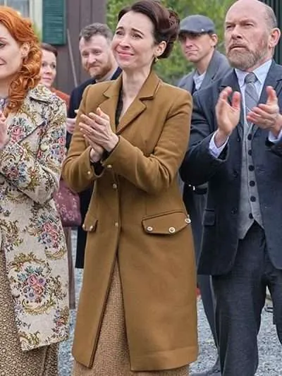 Florence Blakeley When Calls the Heart Brown Coat