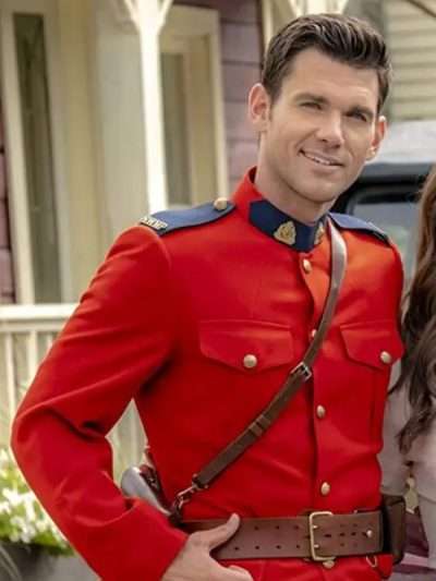 Nathan Grant When Calls the Heart S10 Red Wool Jacket