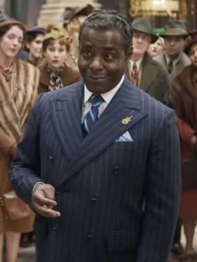 Paterson Joseph Wonka Blue Blazer