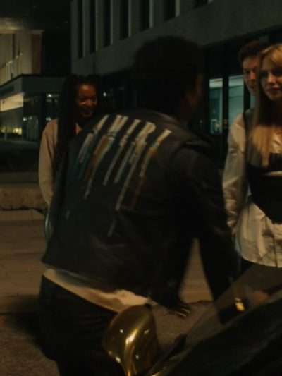 Andre Anderson Gen V Black Biker Leather Jacket
