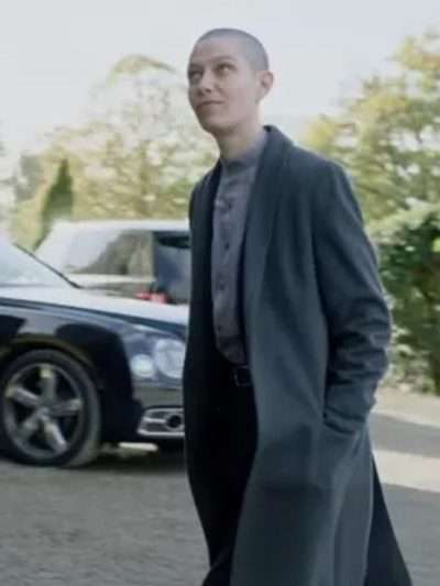 Taylor Mason Billions S07 Grey Coat