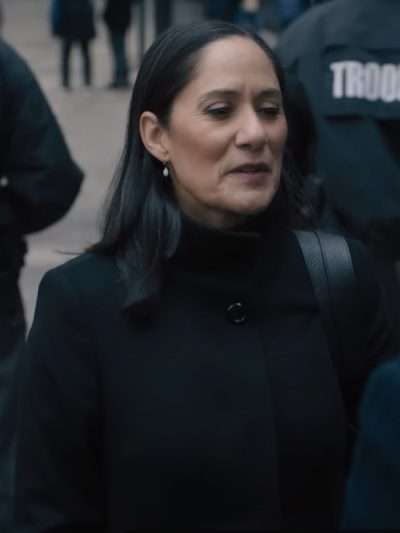 Daevisha Mahar Billions S07 Black Coat