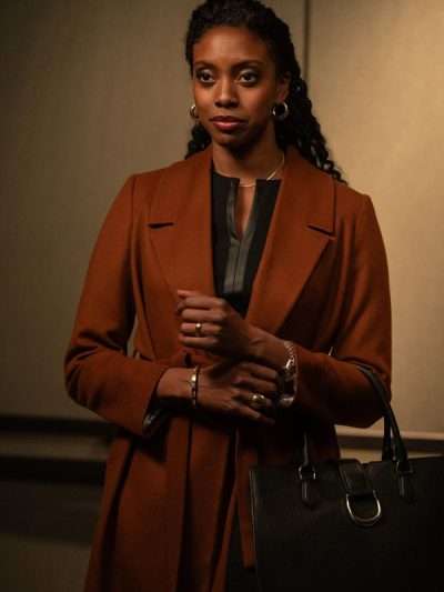 Kate Sacker Billions S07 Brown Coat