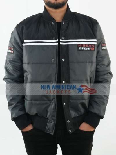 Danny Moore Bloom Grey Bomber Jacket