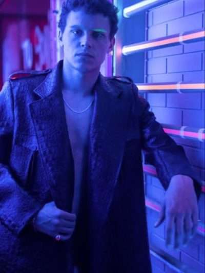 Ander Muñoz Elite Black Leather Coat