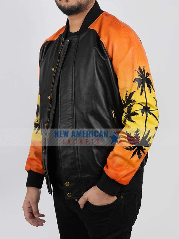 David Hasselhoff Cobra Leather Jacket