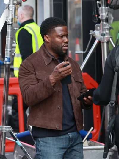 Kevin Hart Lift 2024 Suede Leather Jacket