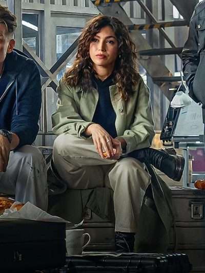 Úrsula Corberó Lift 2024 Green Coat