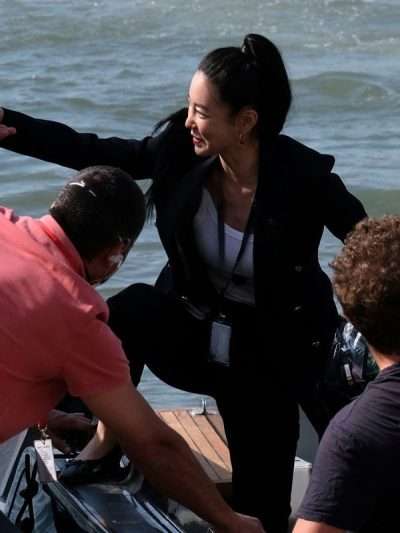 Kim Yoon-ji Lift 2024 Black Suit