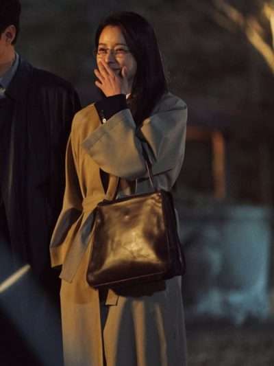 Lee Mi-hyeon Moving Brown Trench Coat