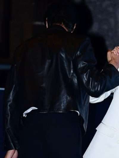 Kim Doo-shik Moving Black Leather Blazer Jacket