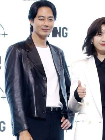 Jang Joo-won Moving Black Leather Blazer Jacket