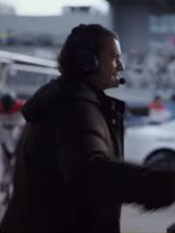 Orlando Bloom Gran Turismo 2023 Black Hooded Jacket
