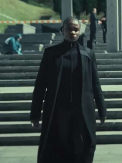 Lorna Ishema Paradise 2023 Black Trench Coat