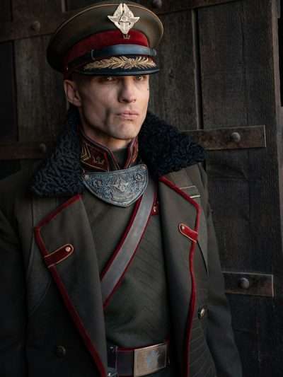 Ed Skrein Rebel Moon 2023 Coat
