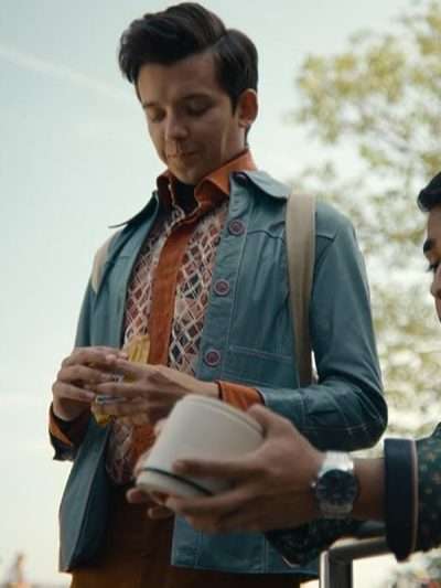 Otis Milburn Sex Education Blue Leather Jacket