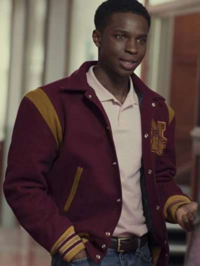 Jackson Marchetti Sex Education Maroon Jacket