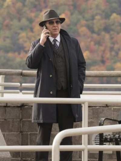James Spader The Blacklist Black Trench Coat