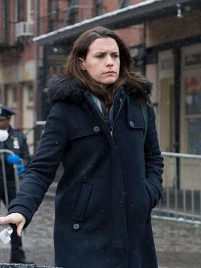 Pattie Sue Edwards The Blacklist Blue Wool Jacket