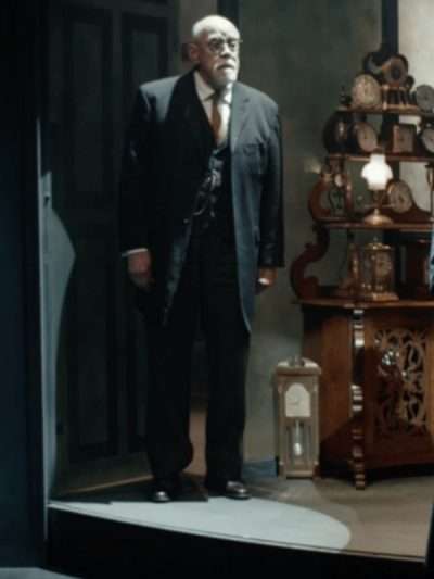 John Schuck The Hiding Place 2023 Black Coat