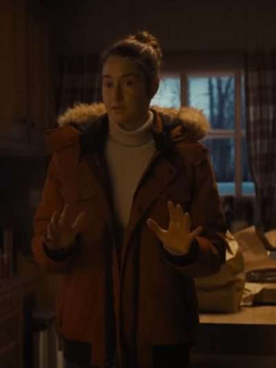 To Catch a Killer 2023 Shailene Woodley Brown Jacket